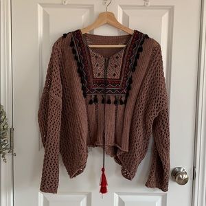 Embroidered Sweater